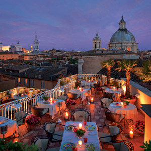 Hotel Raphael takbar i Rom
